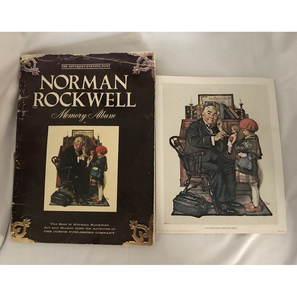 NORMAN ROCKWELL MEMORY ALBUM VOL 1 NO 1 (1979) THE SATURDAY EVENING POST